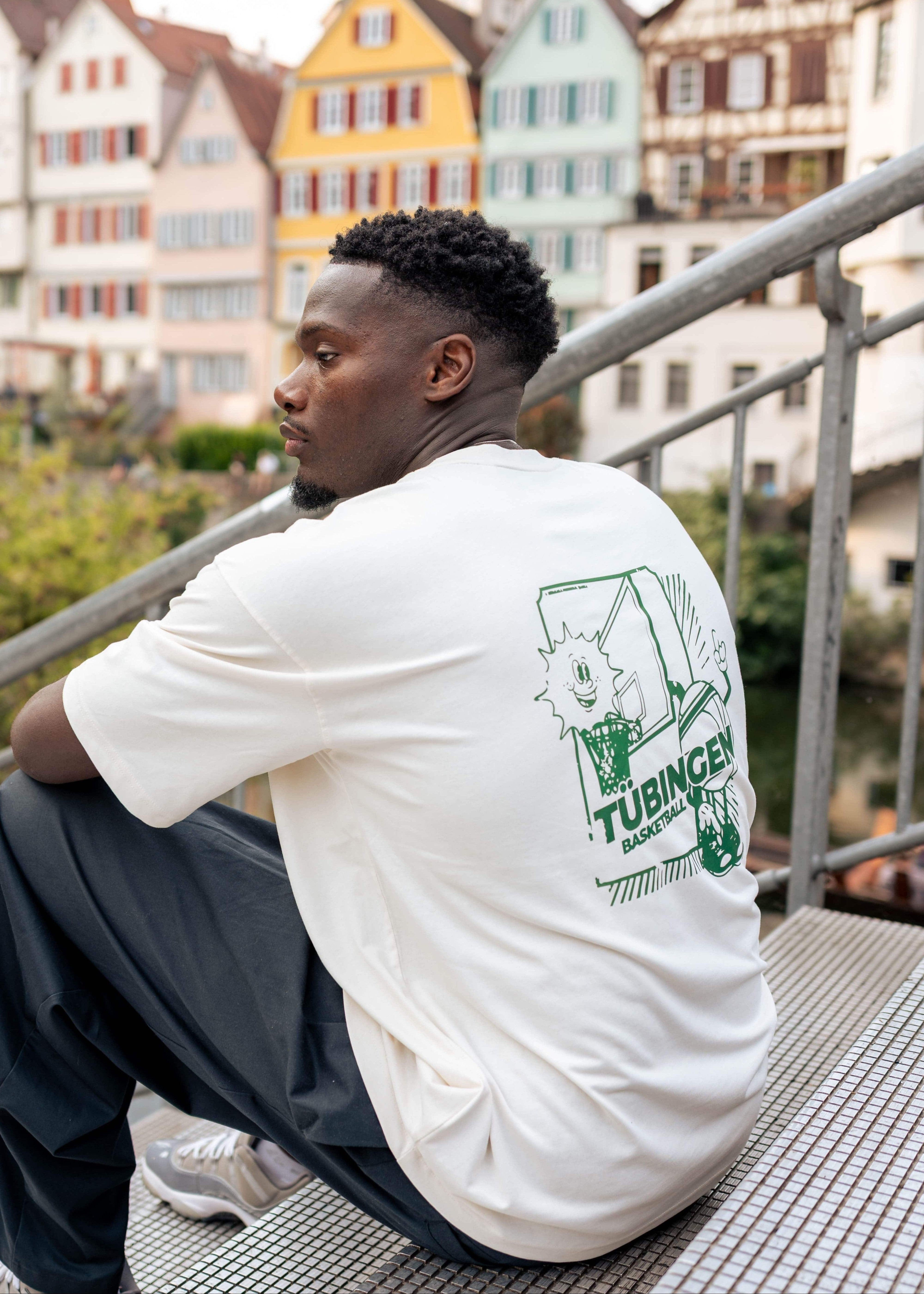 T-Shirt Tübingen Basketball Loose fit birch
