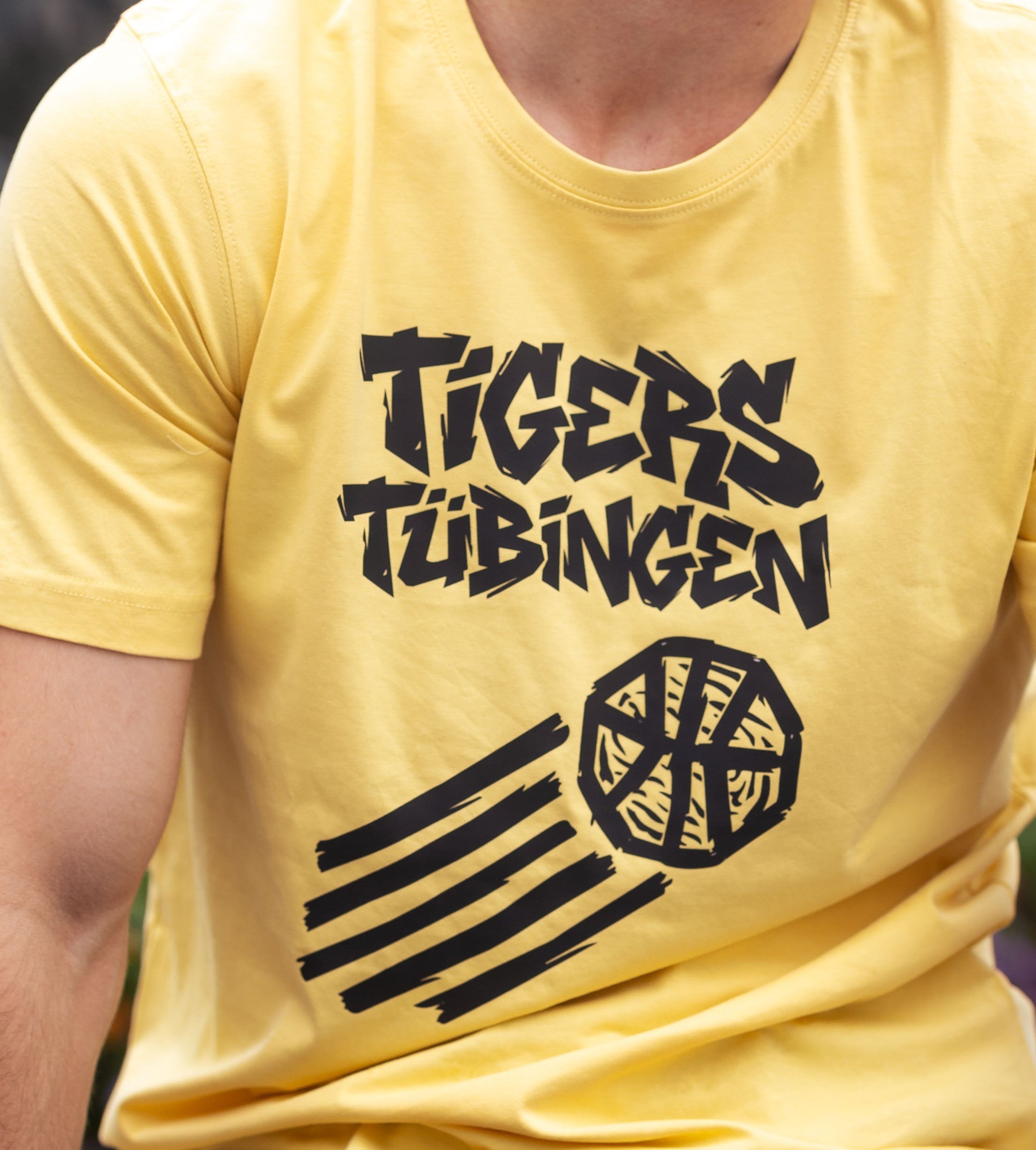 T-Shirt Graffiti gelb