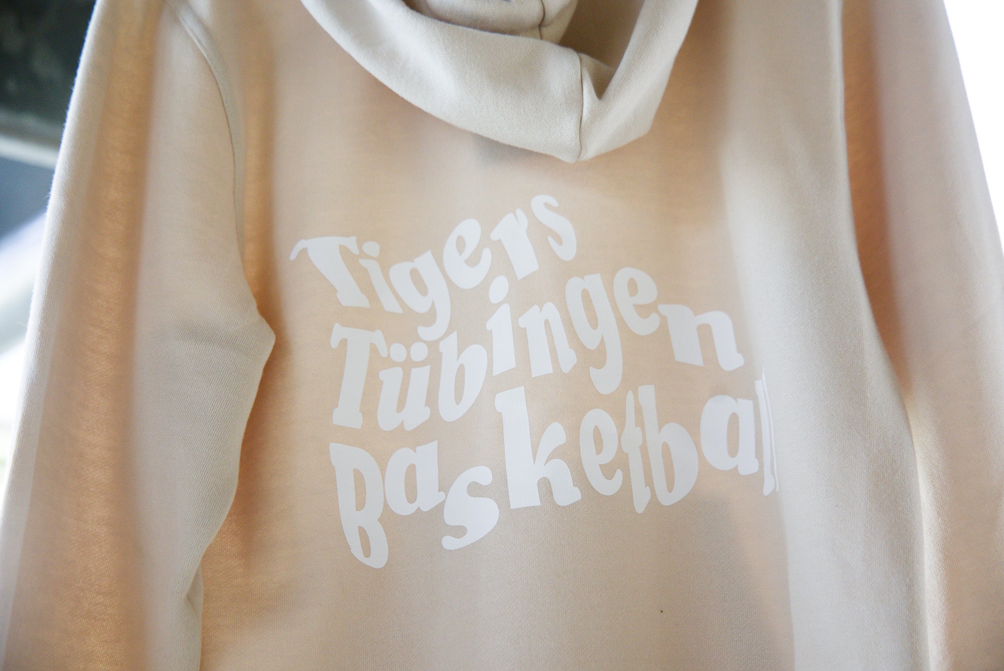 Hoodie Backprint Sand