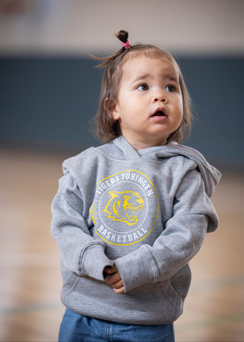 KIDS Hoodie Kreislogo alternativ grau