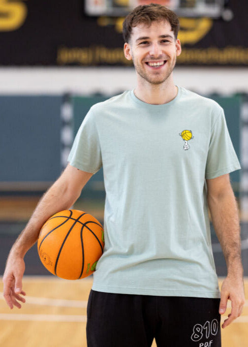 T-Shirt Backprint Mintgrün