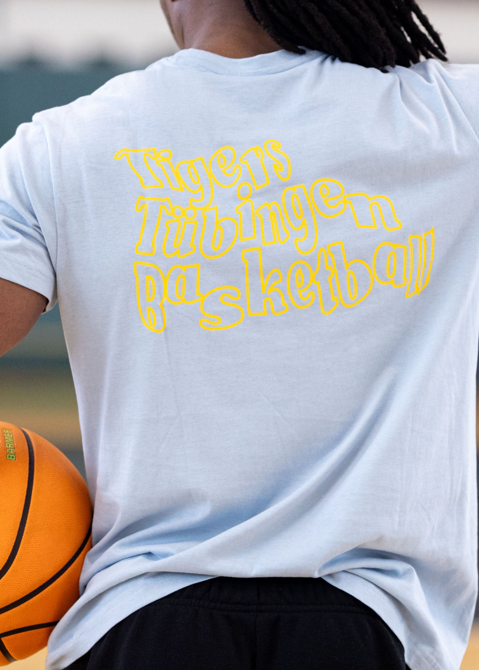 T-Shirt Backprint Hellblau