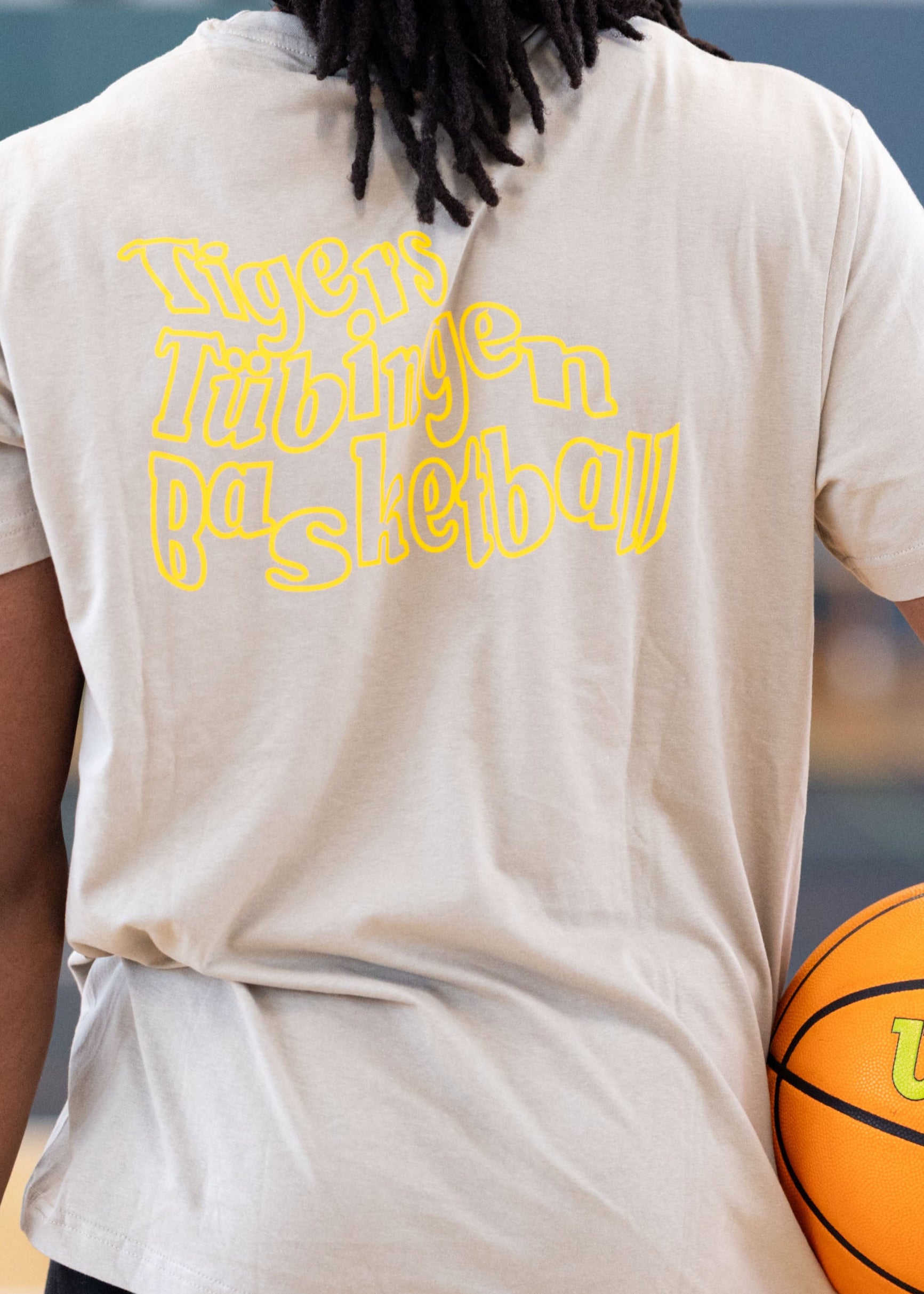 T-Shirt Backprint Silber