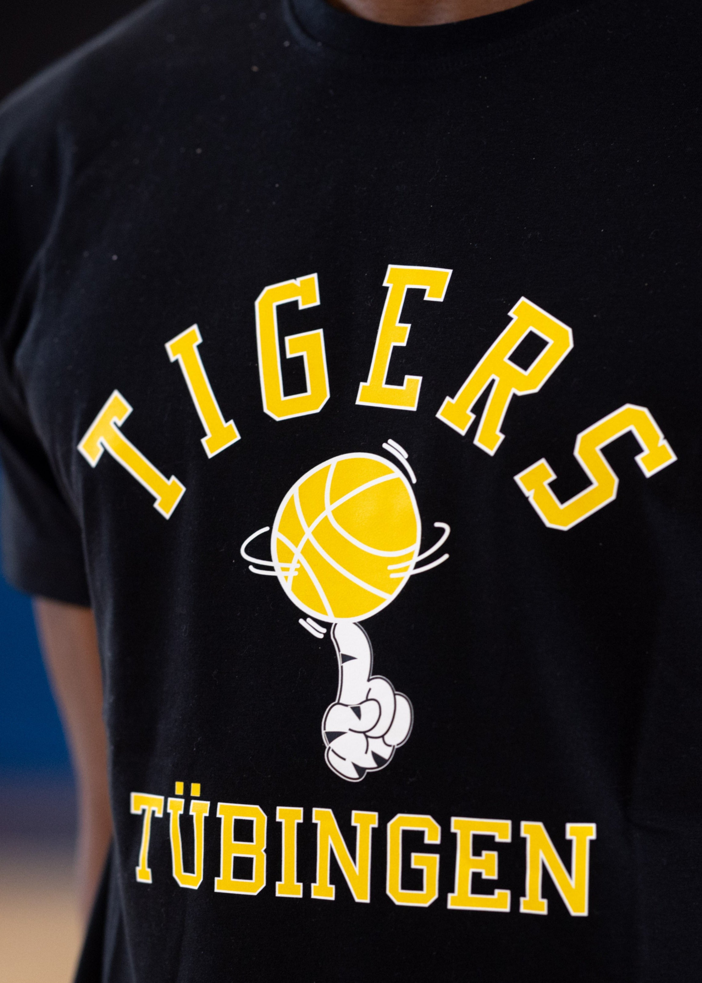 T-Shirt Tigerhand Schwarz