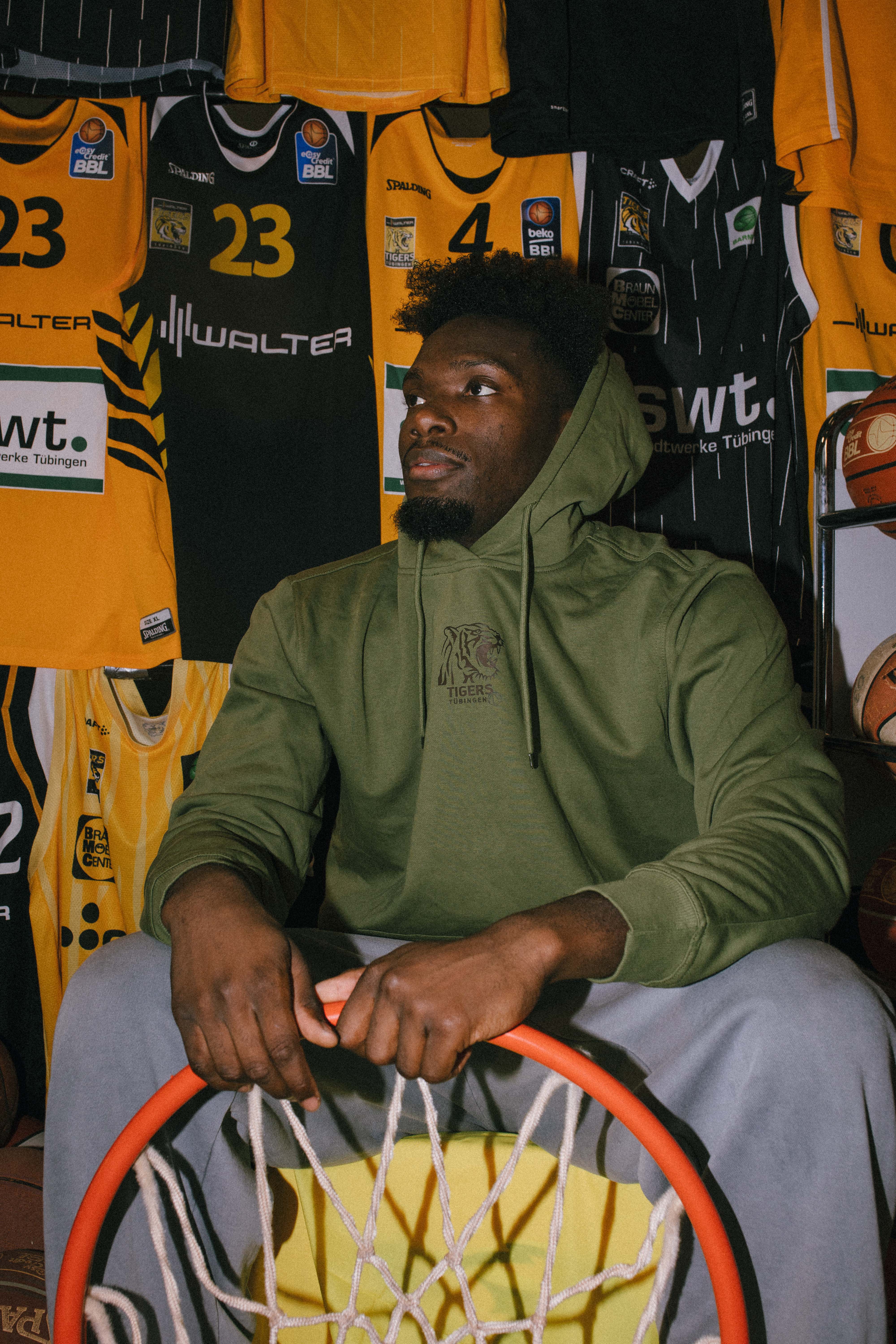 Hoodie Tigers Dunkelgrün