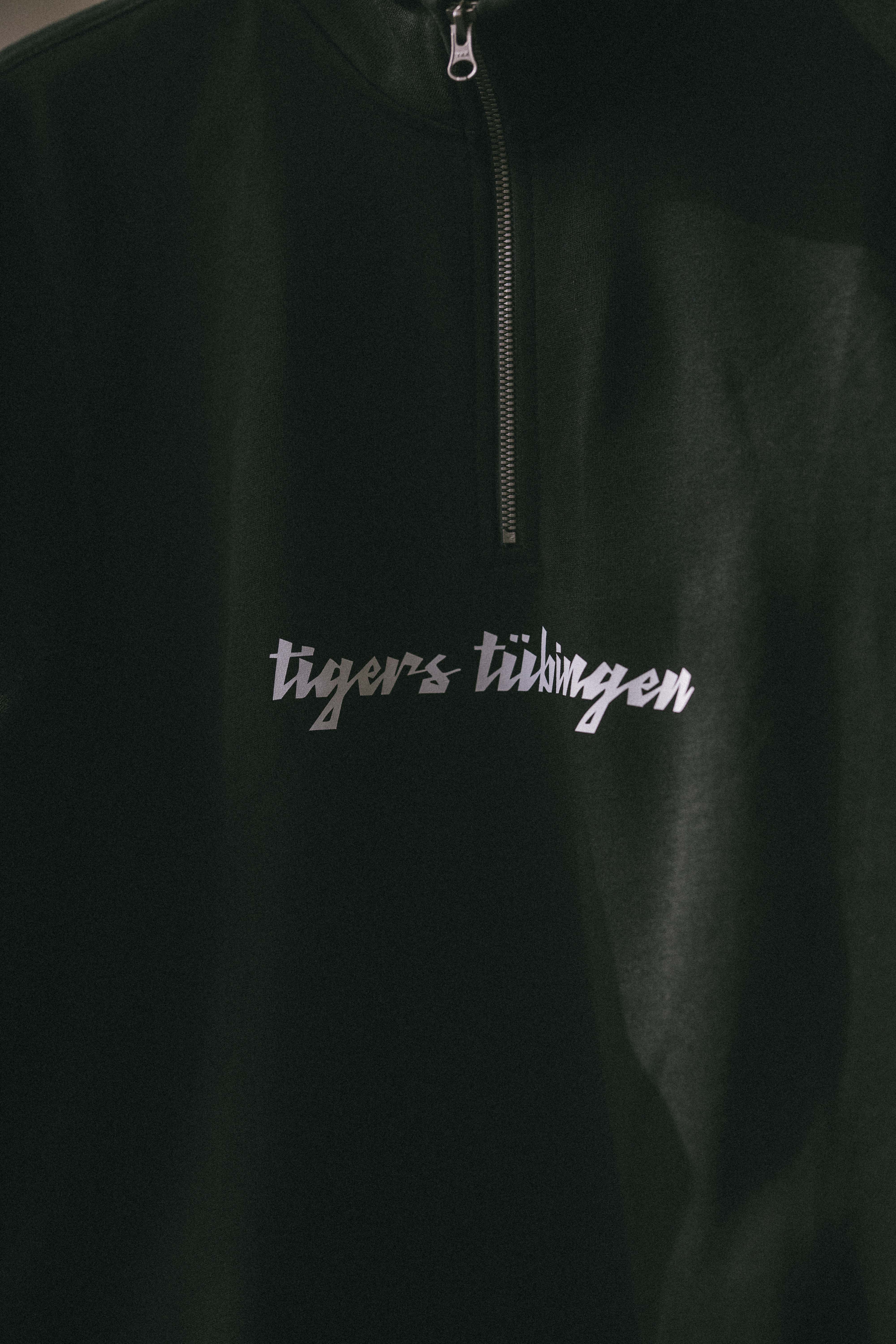 Halfzip "Tigers Tübingen" Schwarz