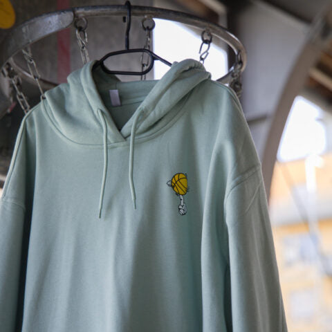 Hoodie Backprint Mintgrün