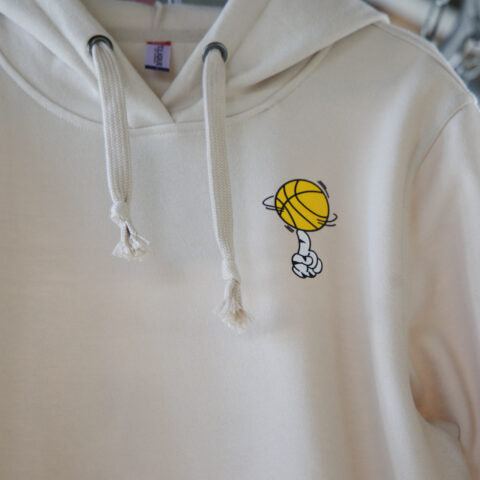 Hoodie Backprint Sand