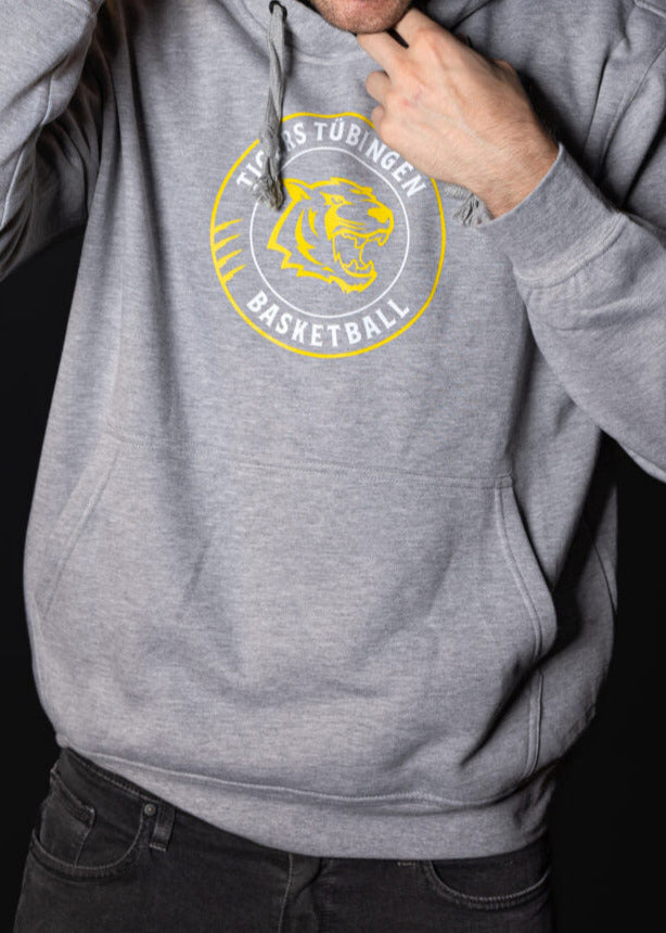 Hoodie Kreislogo alternativ grau