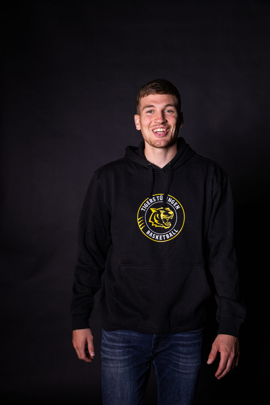 Hoodie Kreislogo alternativ schwarz